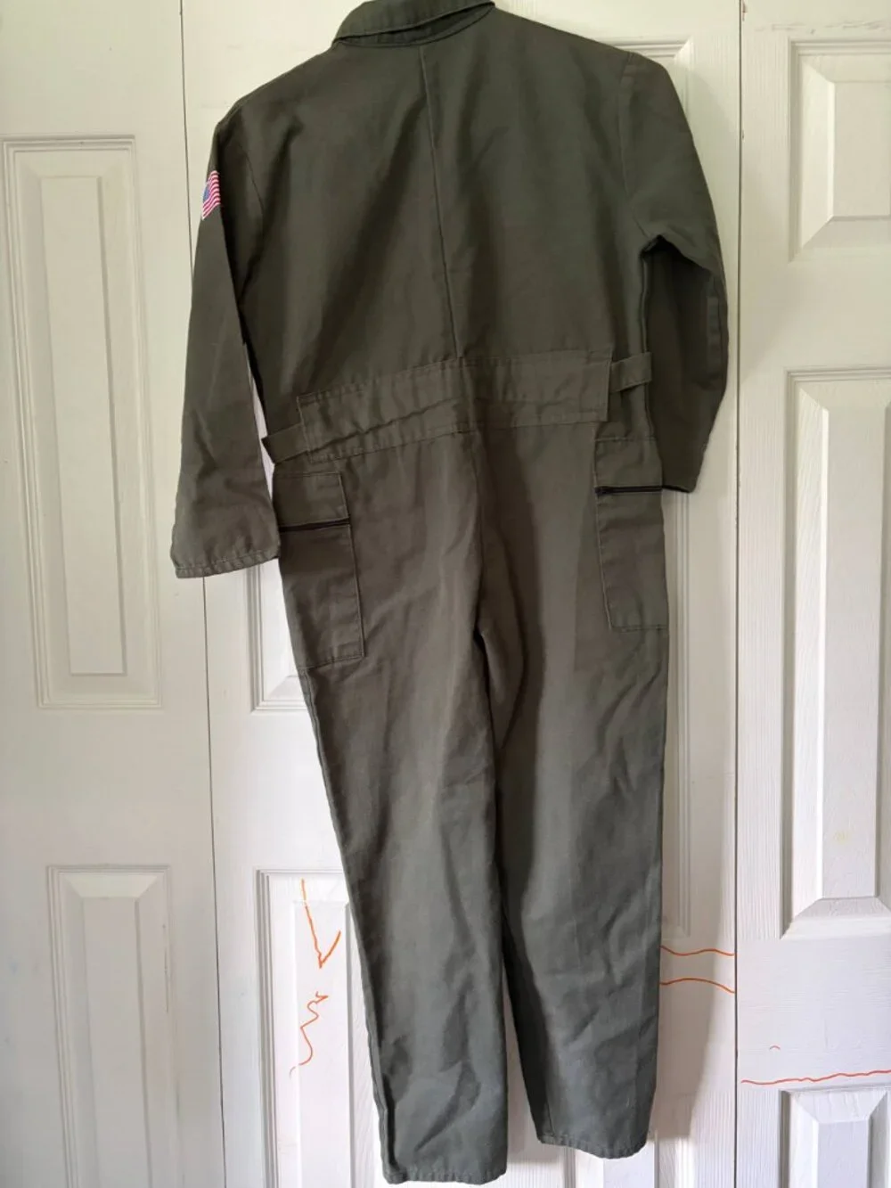 Kids Top Gun Maverick Fighter Pilot Suit Halloween Costume Size 9-10